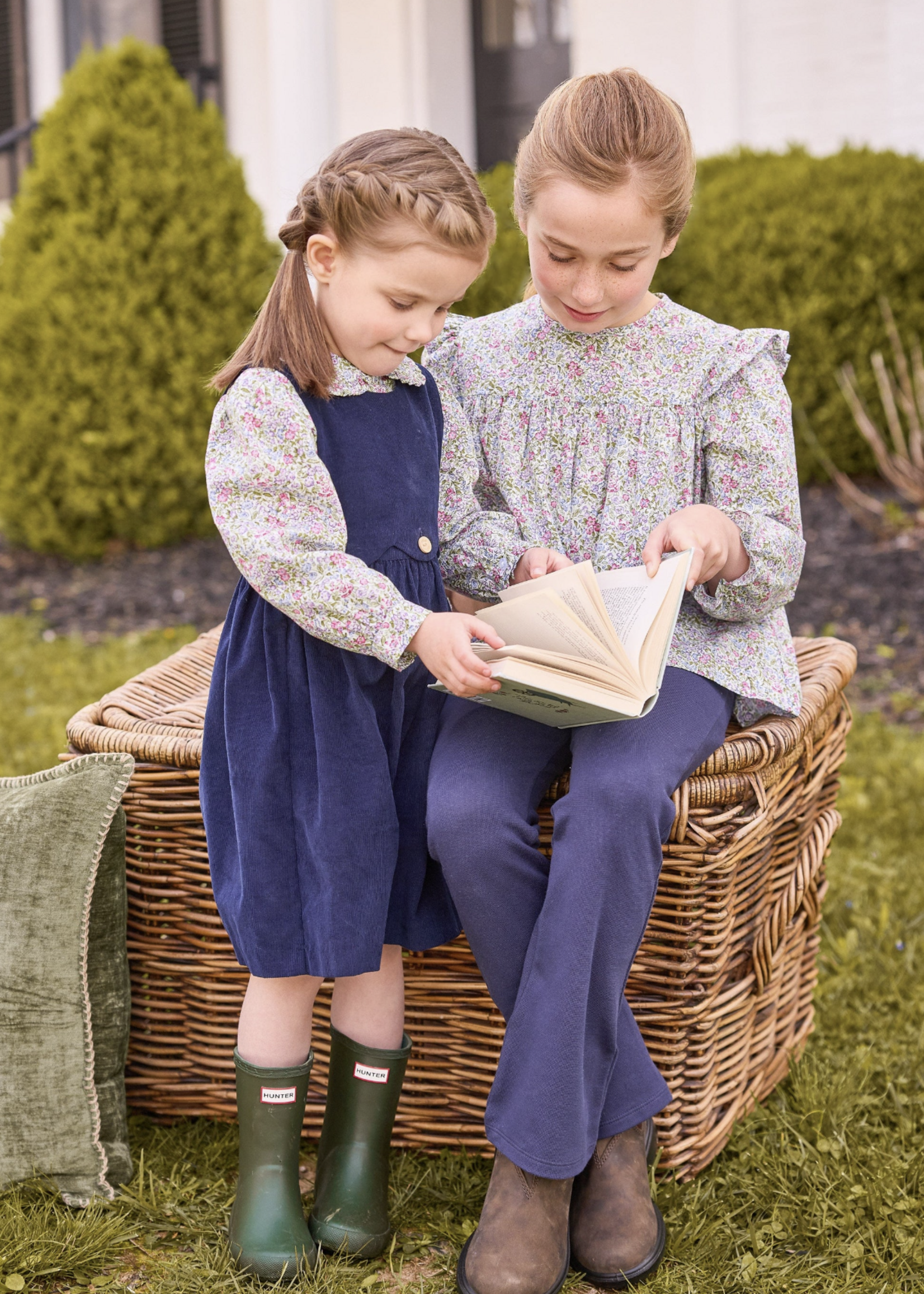 Little English Bespoke Blouse - Wisteria Floral