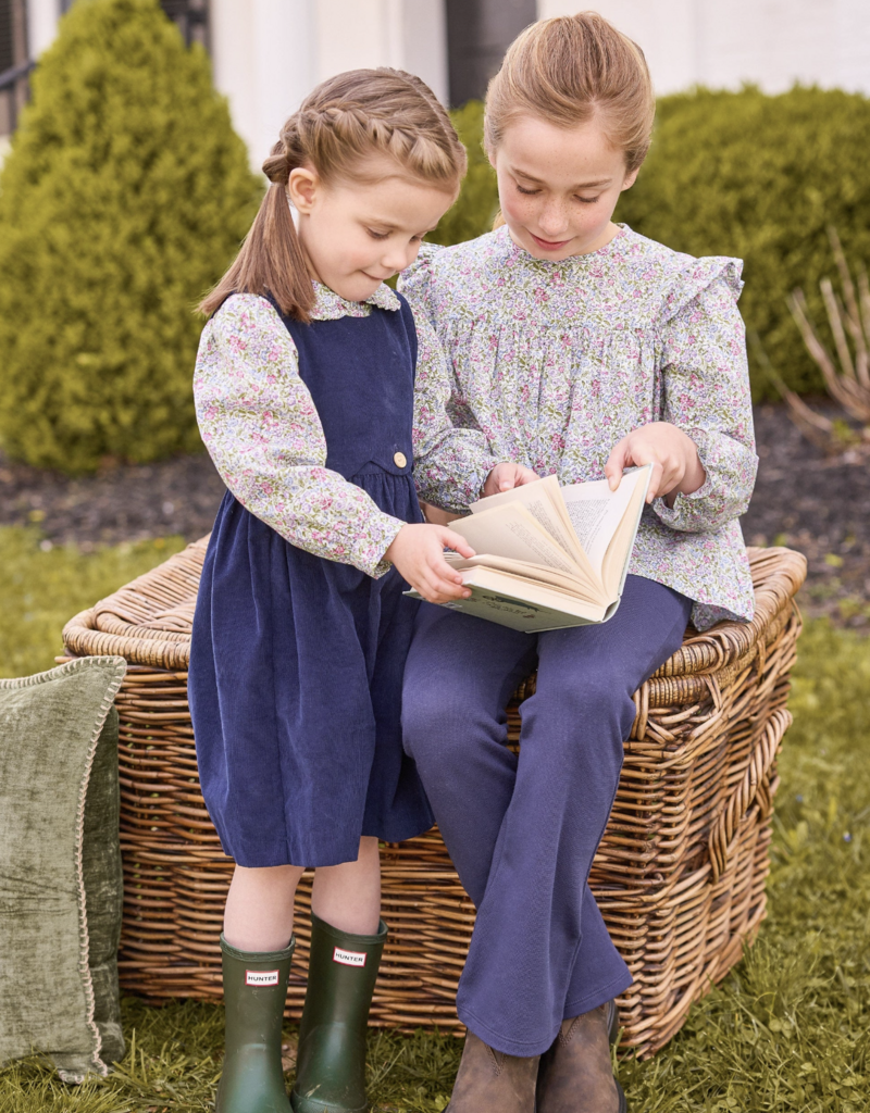 Little English Bespoke Blouse - Wisteria Floral