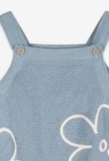 Viverano Wildflower Embr Knit Baby Overall Set Organic Cotton