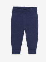 Viverano Pocket Sweater Knit Baby Pants Navy Organic Cotton
