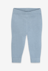 Viverano Pocket Sweater Knit Pants Mineral Blue Org Cotton
