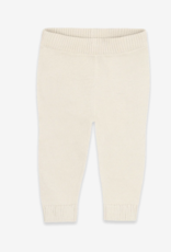 Viverano Pocket Sweater Knit Baby Pants Ecru Organic Cotton