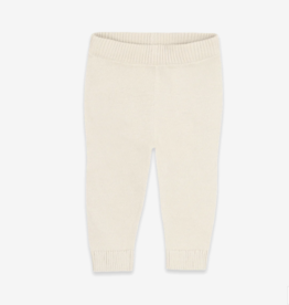 Viverano Pocket Sweater Knit Baby Pants Ecru Organic Cotton