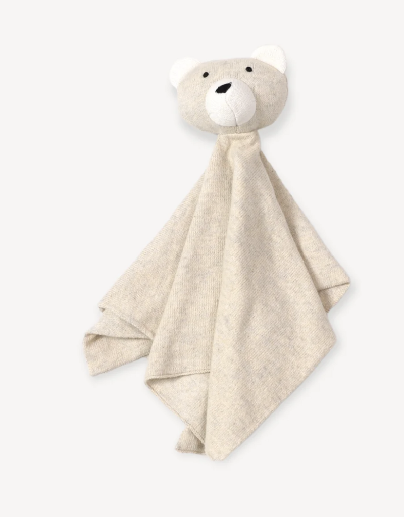 Viverano Bear Lovey Security Blanket Cuddle Cloth Natural