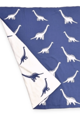 Viverano Dinosaur Organic Cotton Reversible Sweater Knit  Blanket