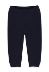 Viverano Leo Textured Knit Polo Pullover Pant Set Navy