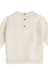 Viverano Ella Bow Knit Pullover (Organic Cotton) Ecru