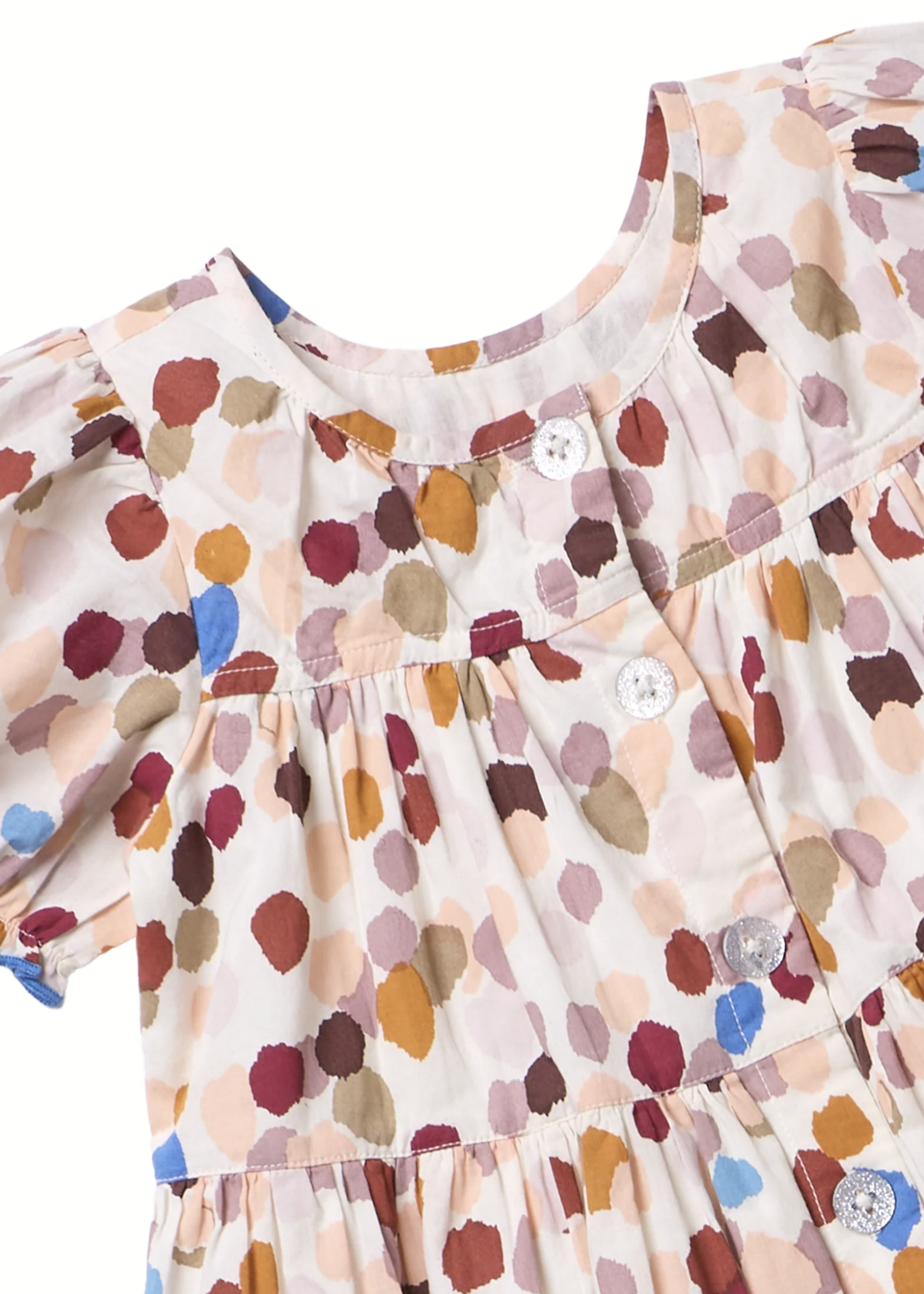 Pink Chicken girls elizabeth dress - autumn spots
