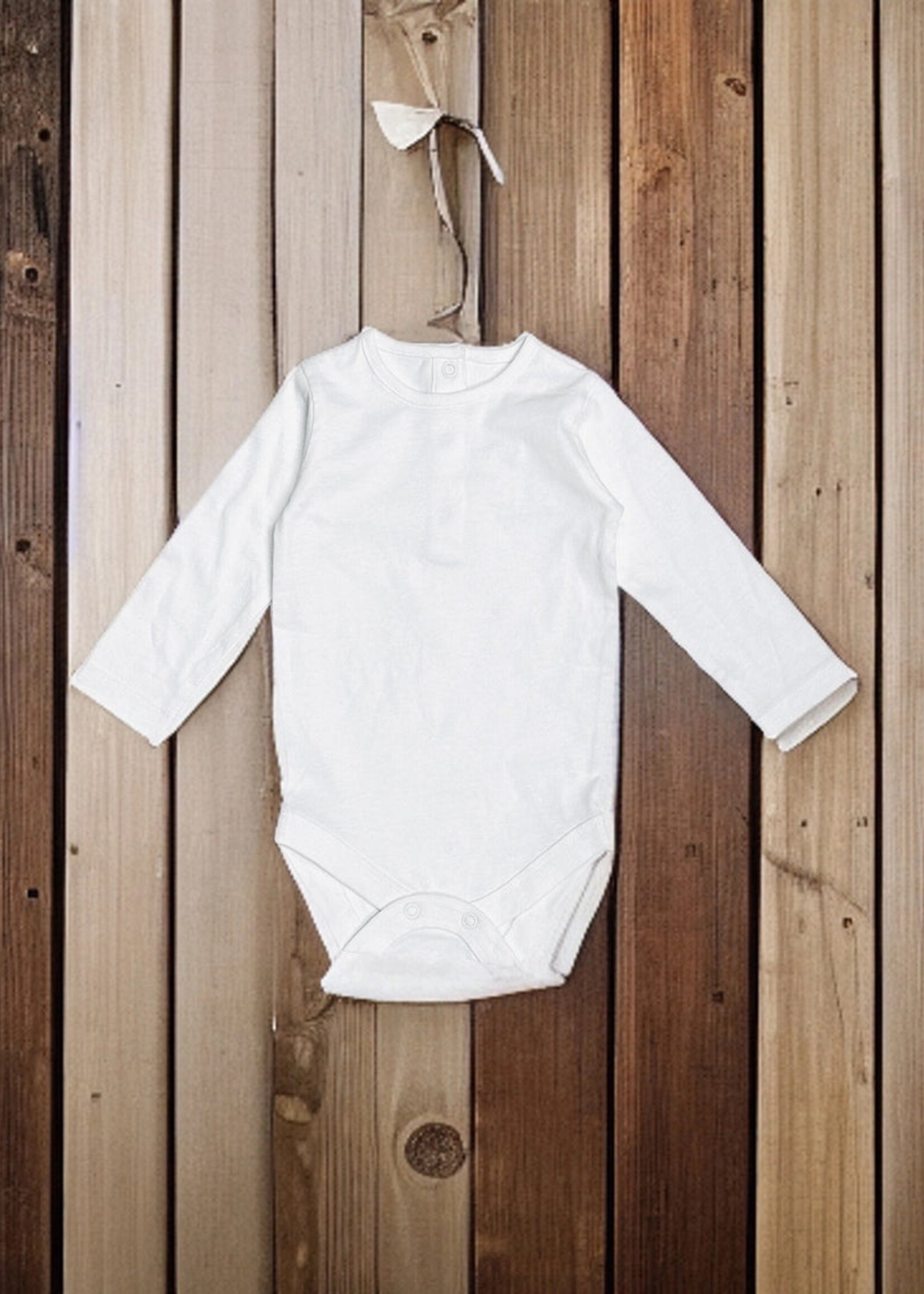Viverano Basic L/S Baby Bodysuit Off White