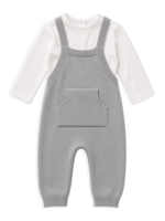 Viverano Milan Knit Kangaroo Pocket Overall Grey