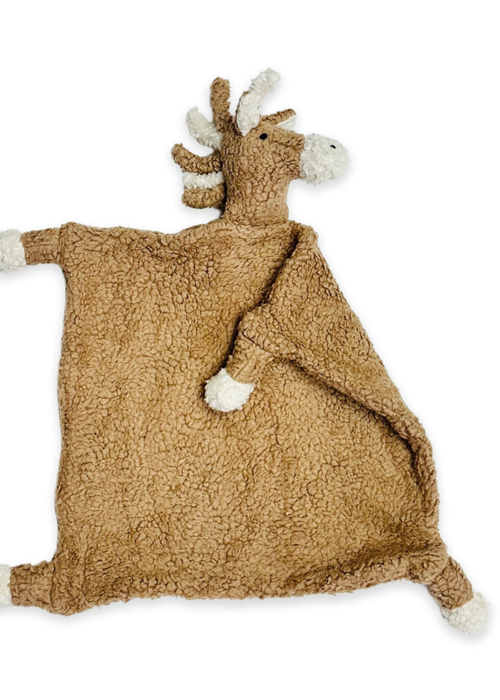 Viverano Horse Organic SHERPA Lovey Baby Security Blanket Cuddle Cloth