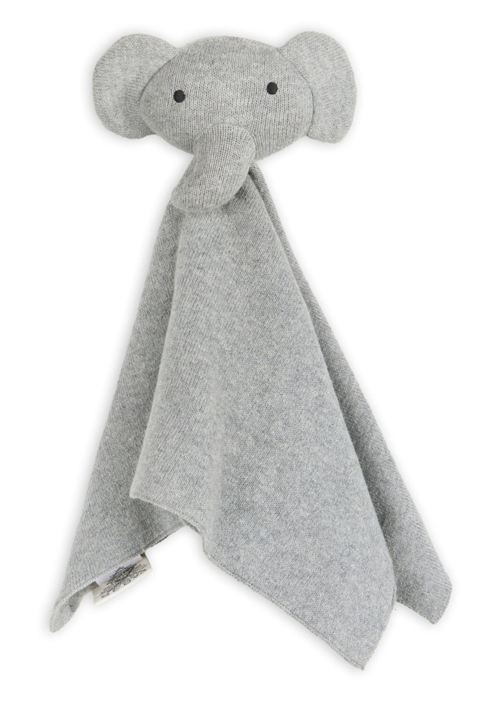 Viverano Elephant Jacquard Knit Baby Blanket/Lovey Gift Set