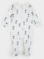 Petit Lem FOOTED SLEEPER KNIT PENGUINS