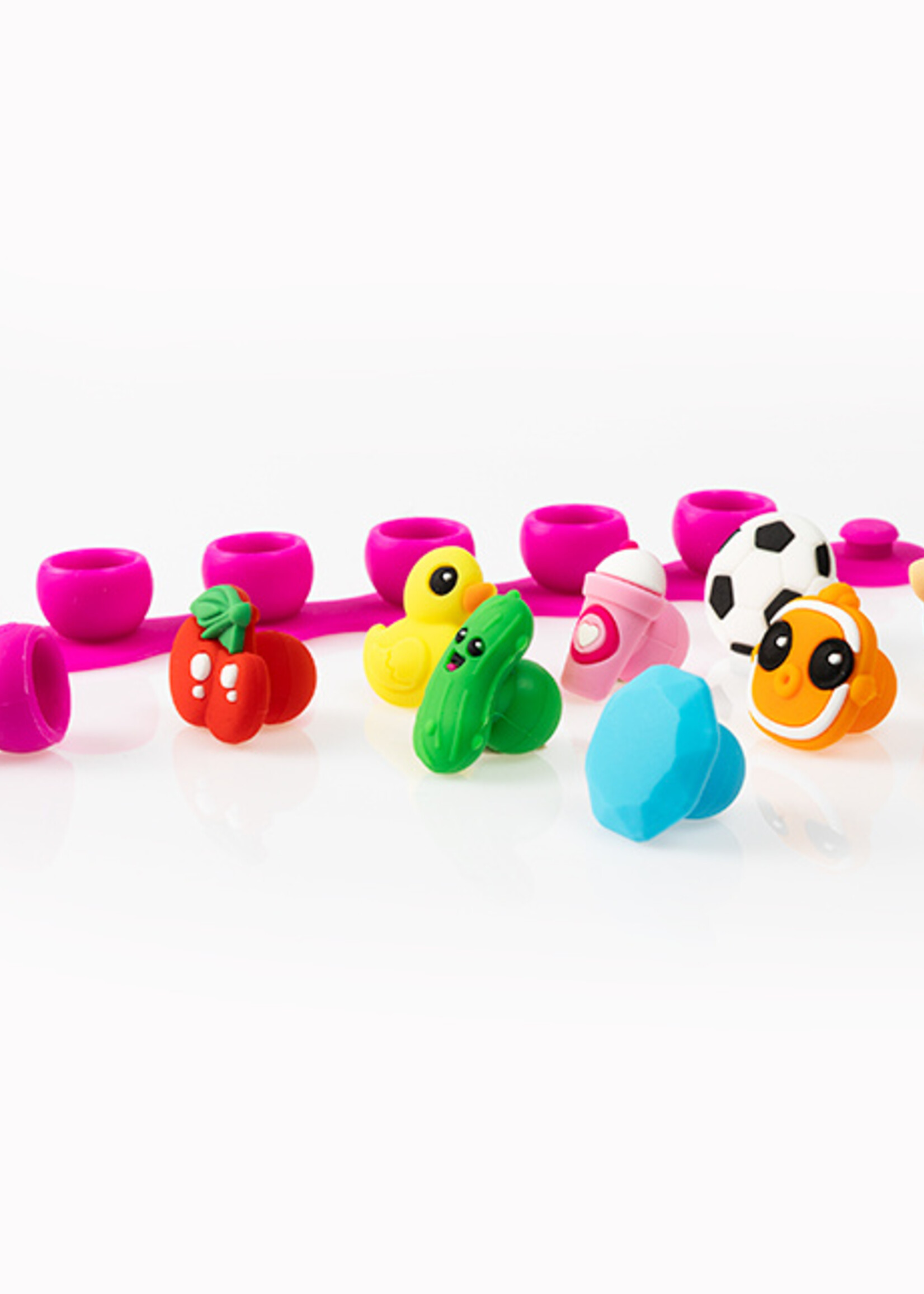 Fat Brain Plip Charms Pink