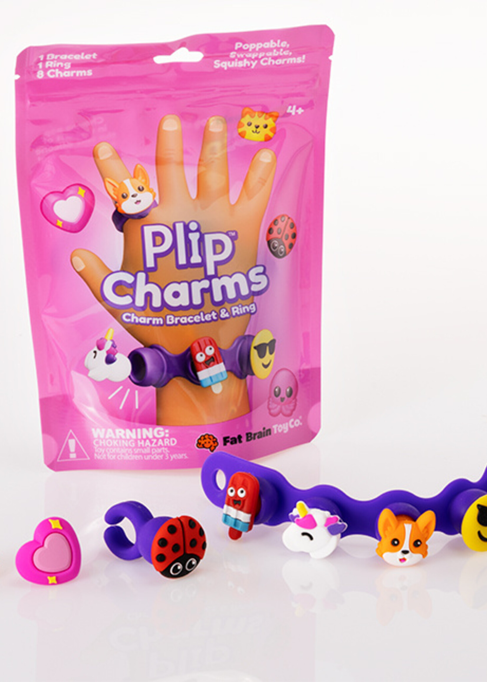 Fat Brain Plip Charms Pink
