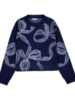 Mayoral Ink Bow Detailed Sweater