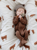 Saranoni Bamboo Rayon Muslin Swaddles Highland Cow