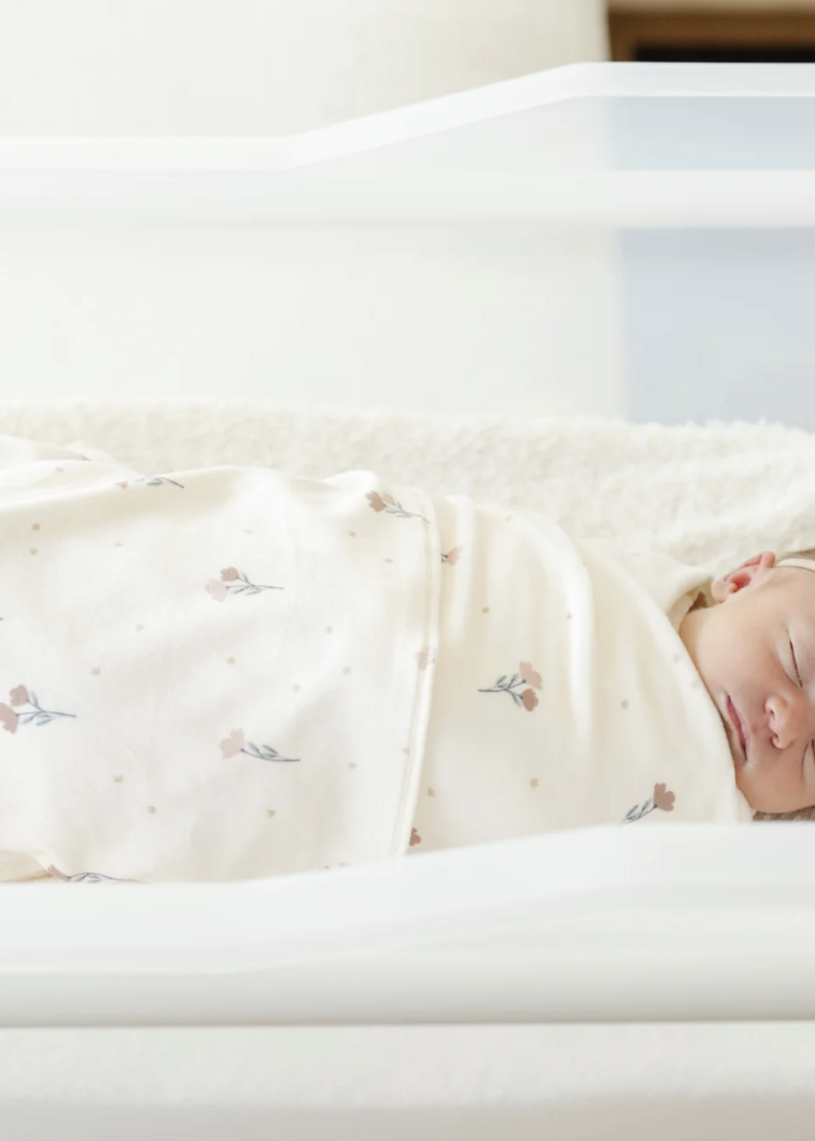 Saranoni Minky Stretch Luxe Blanket Floral