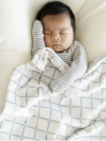 Saranoni Minky Stretch Mini Blankets Grid