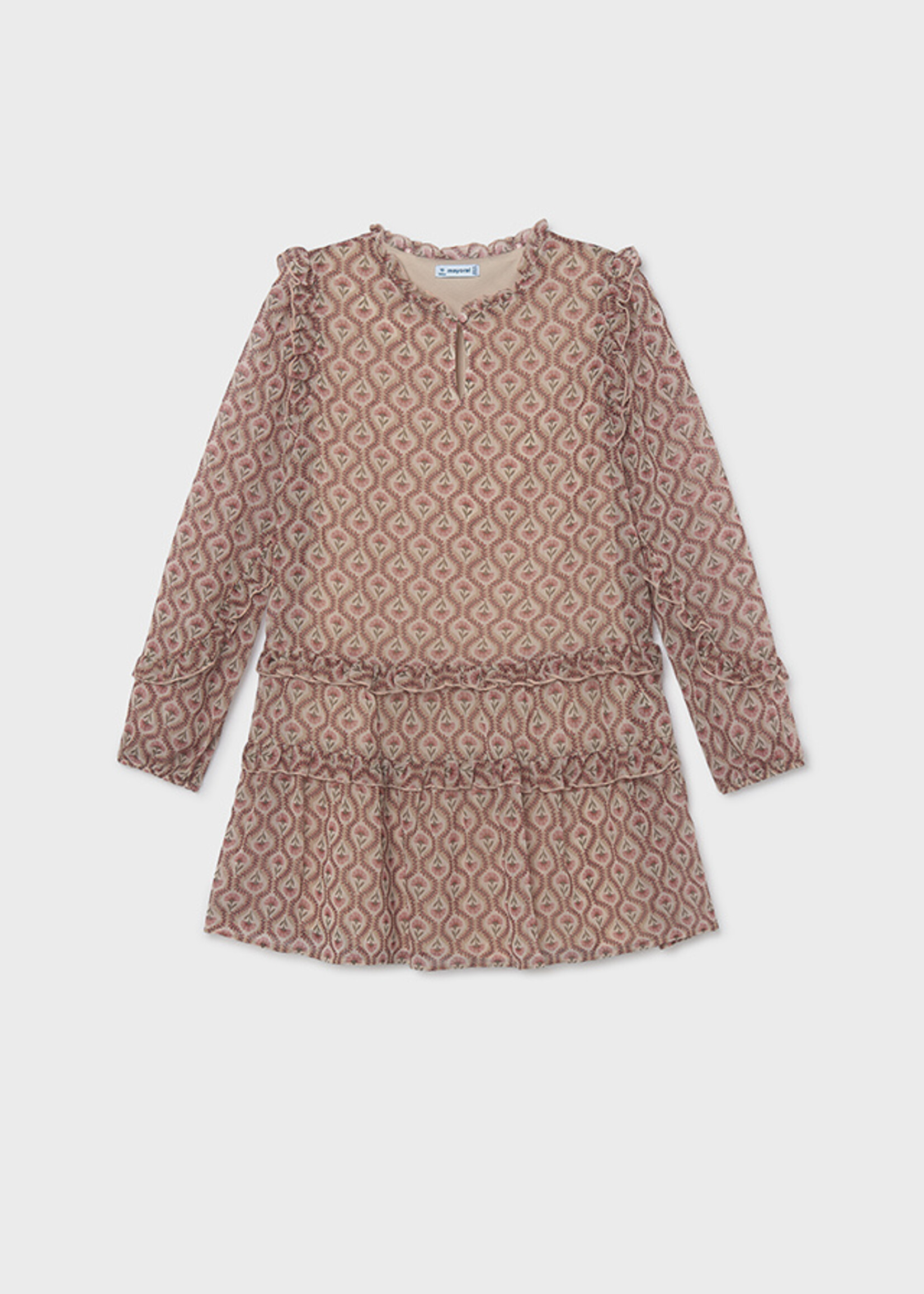 Mayoral Printed Rose Dress