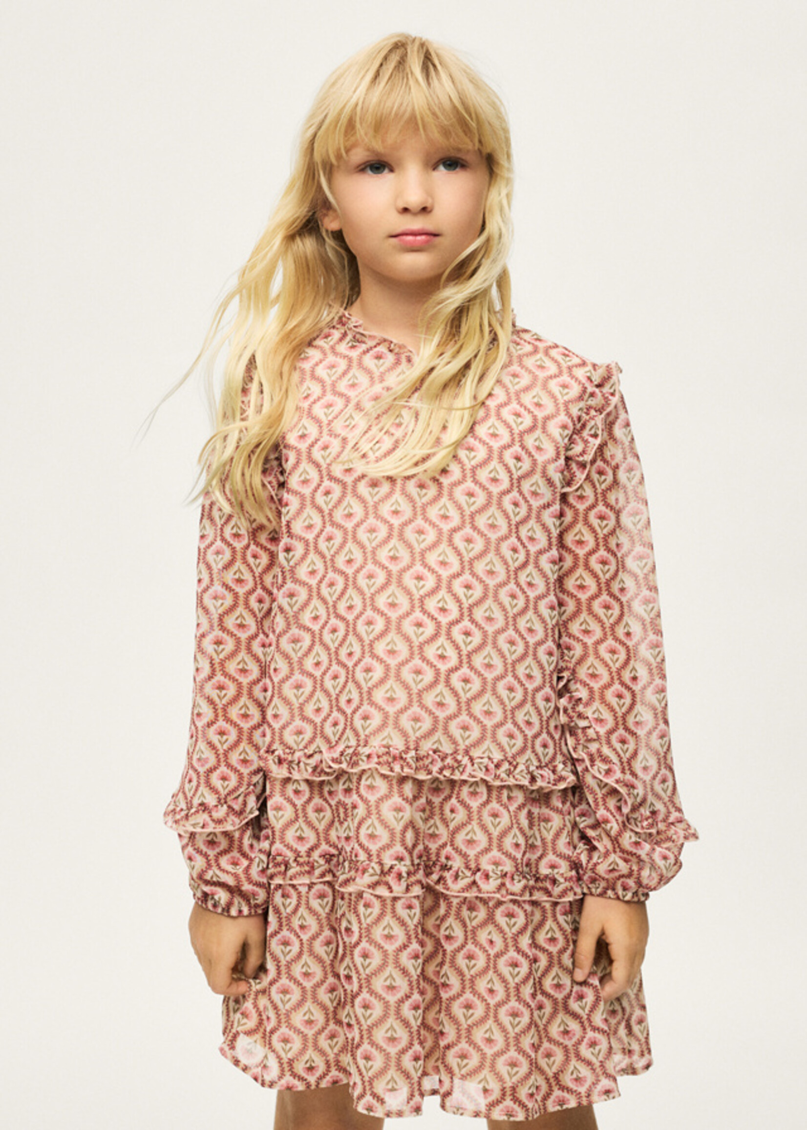 Mayoral Printed Rose Dress