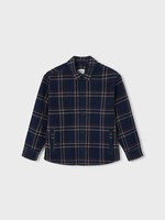 Mayoral Navy Check Flannel Overshirt