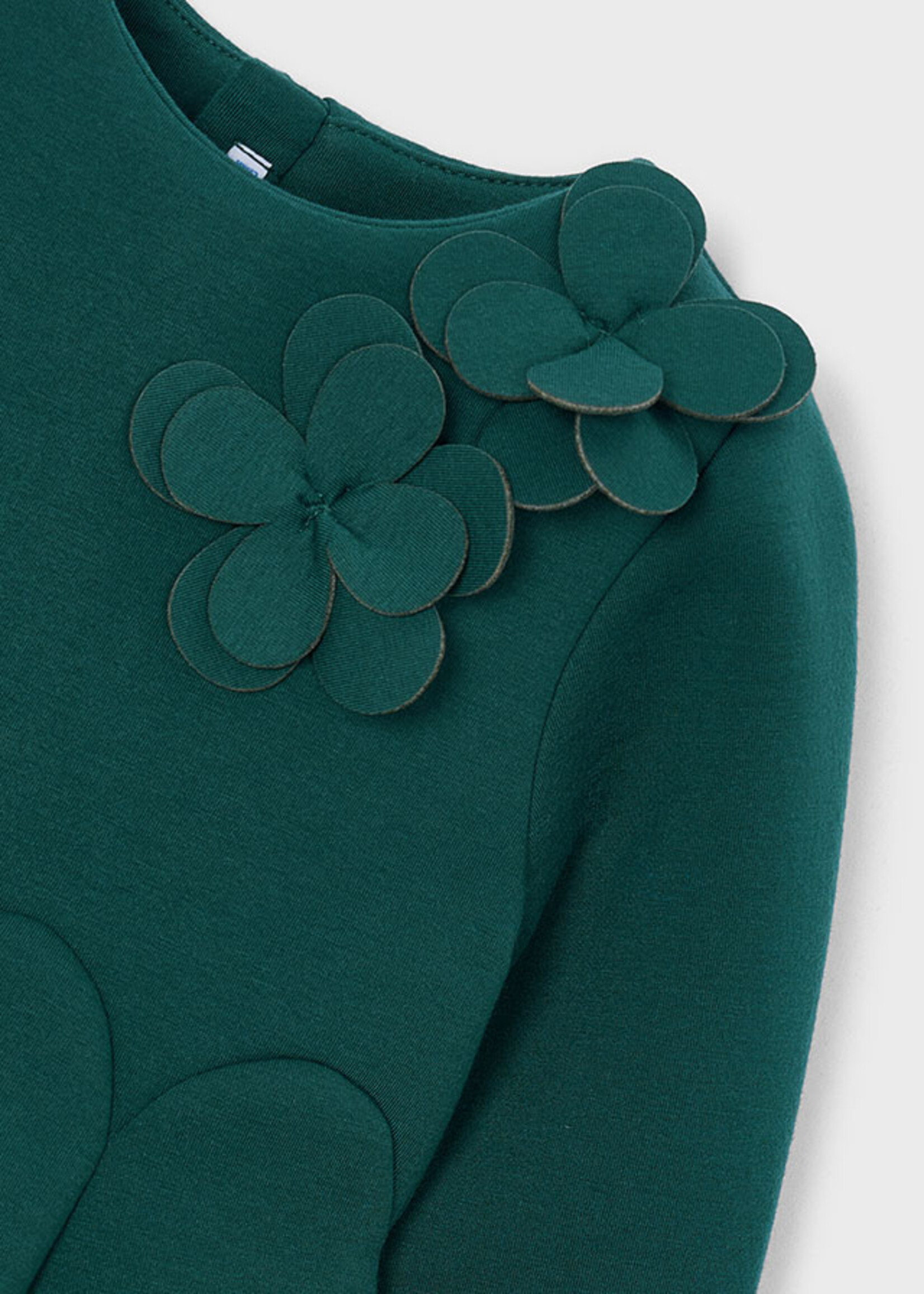 Mayoral Neoprene Green Dress