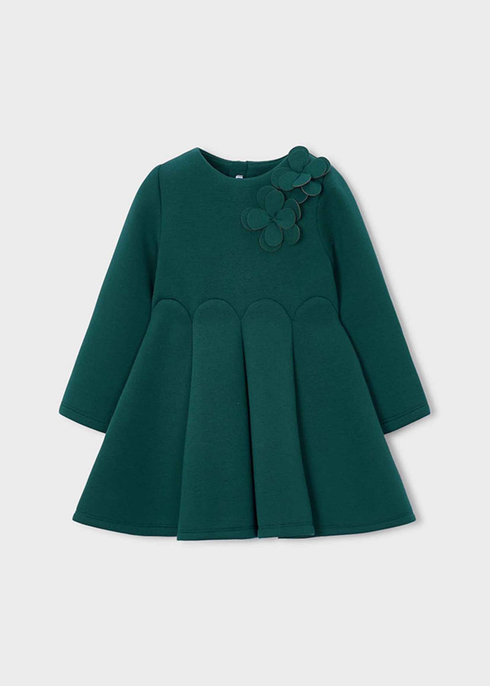 Mayoral Neoprene Green Dress