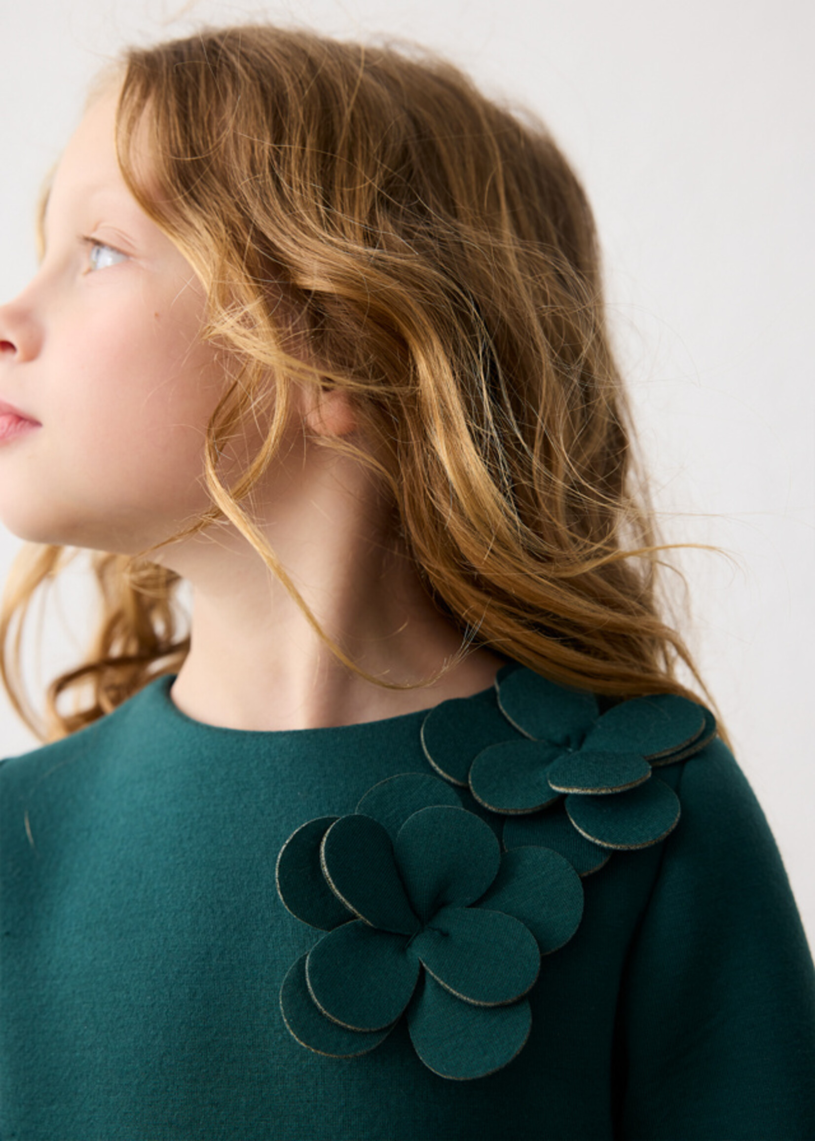 Mayoral Neoprene Green Dress