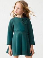 Mayoral Neoprene Green Dress