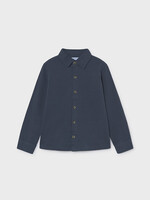 Mayoral L/S Pique Knit Shirt Navy