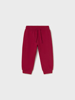 Mayoral Basic Cuffed Fleece Pants Red