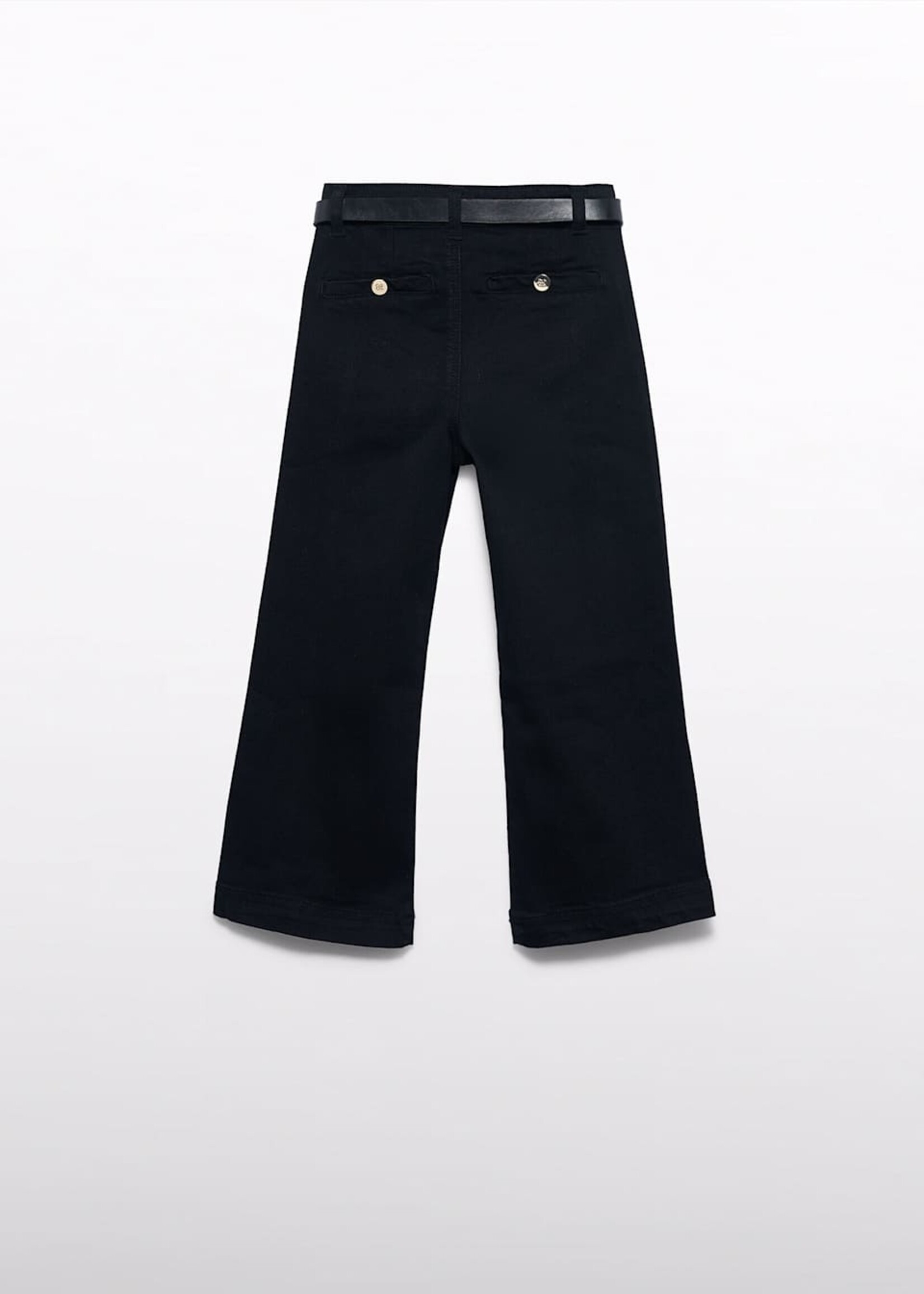 Abel & Lula Black Denim Pants w/Belt