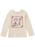 Tea Collection AFTERNOON TEA GRAPHIC TEE ALMOND