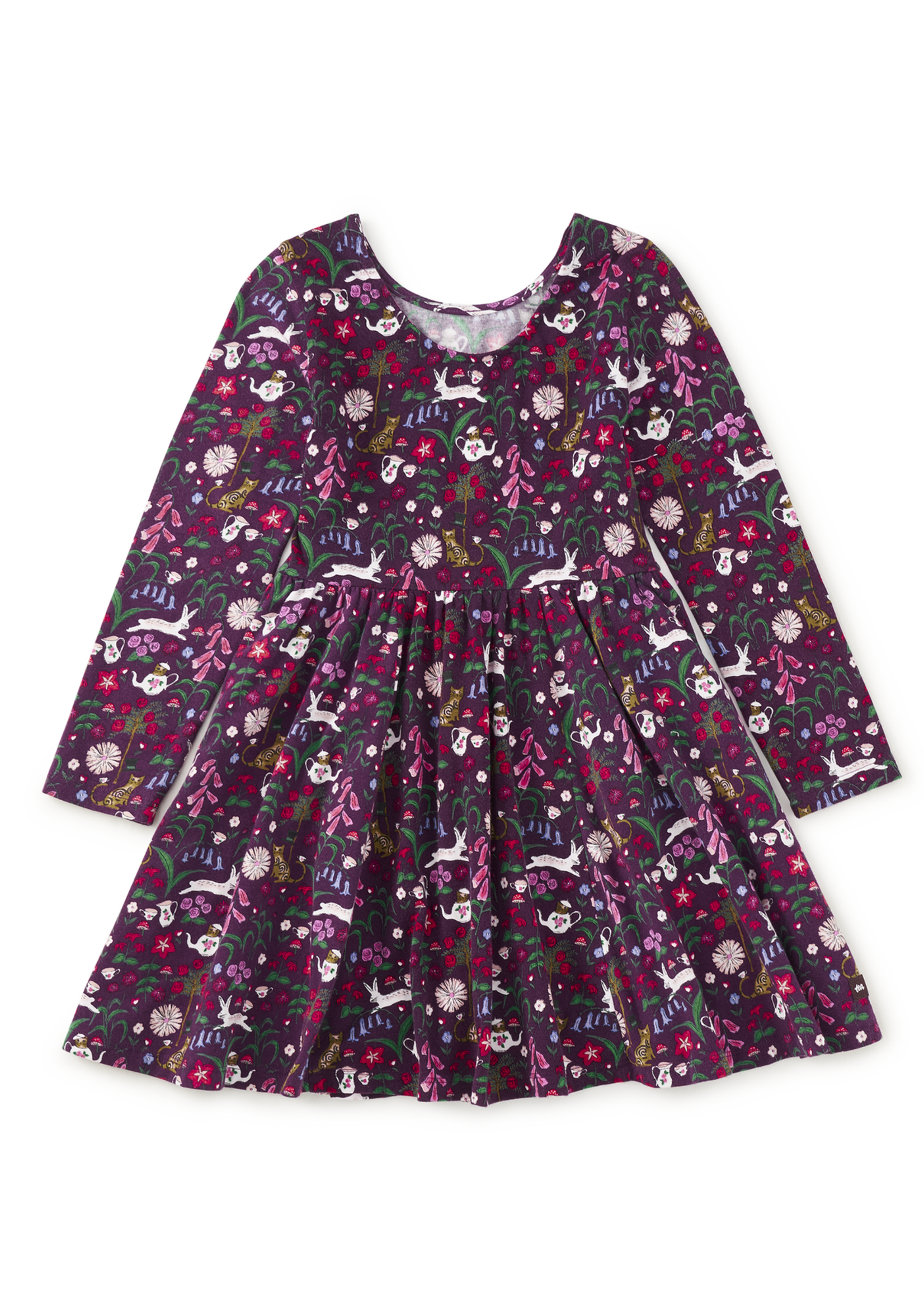 Tea Collection PRINTED BALLET DRESS TEA PARTY FLORAL