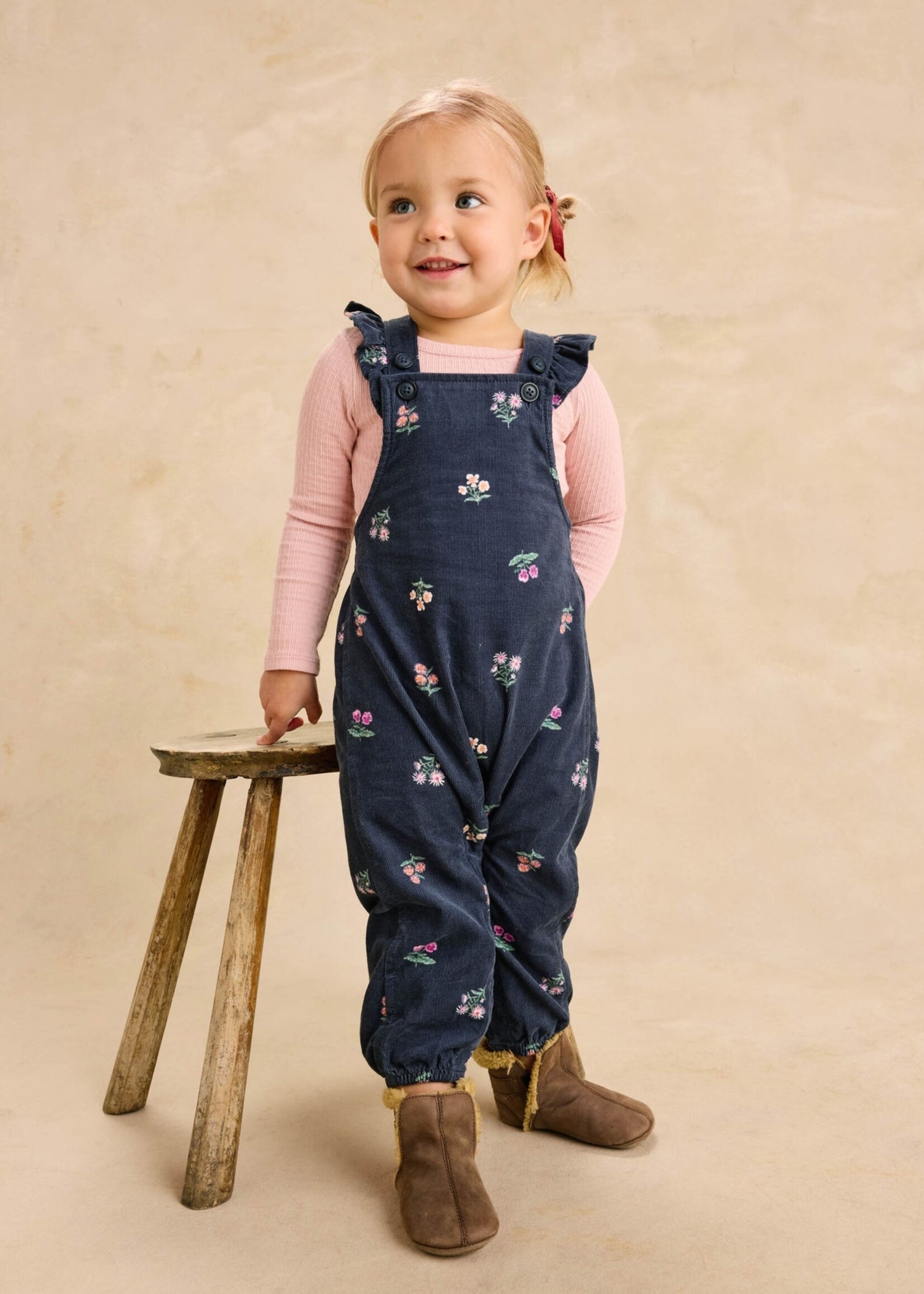Tea Collection LAP SHOULDER BABY BODYSUIT APPLE BLOSSOM