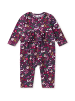Tea Collection PRETTY PEPLUM BABY ROMPER TEA PARTY FLORAL