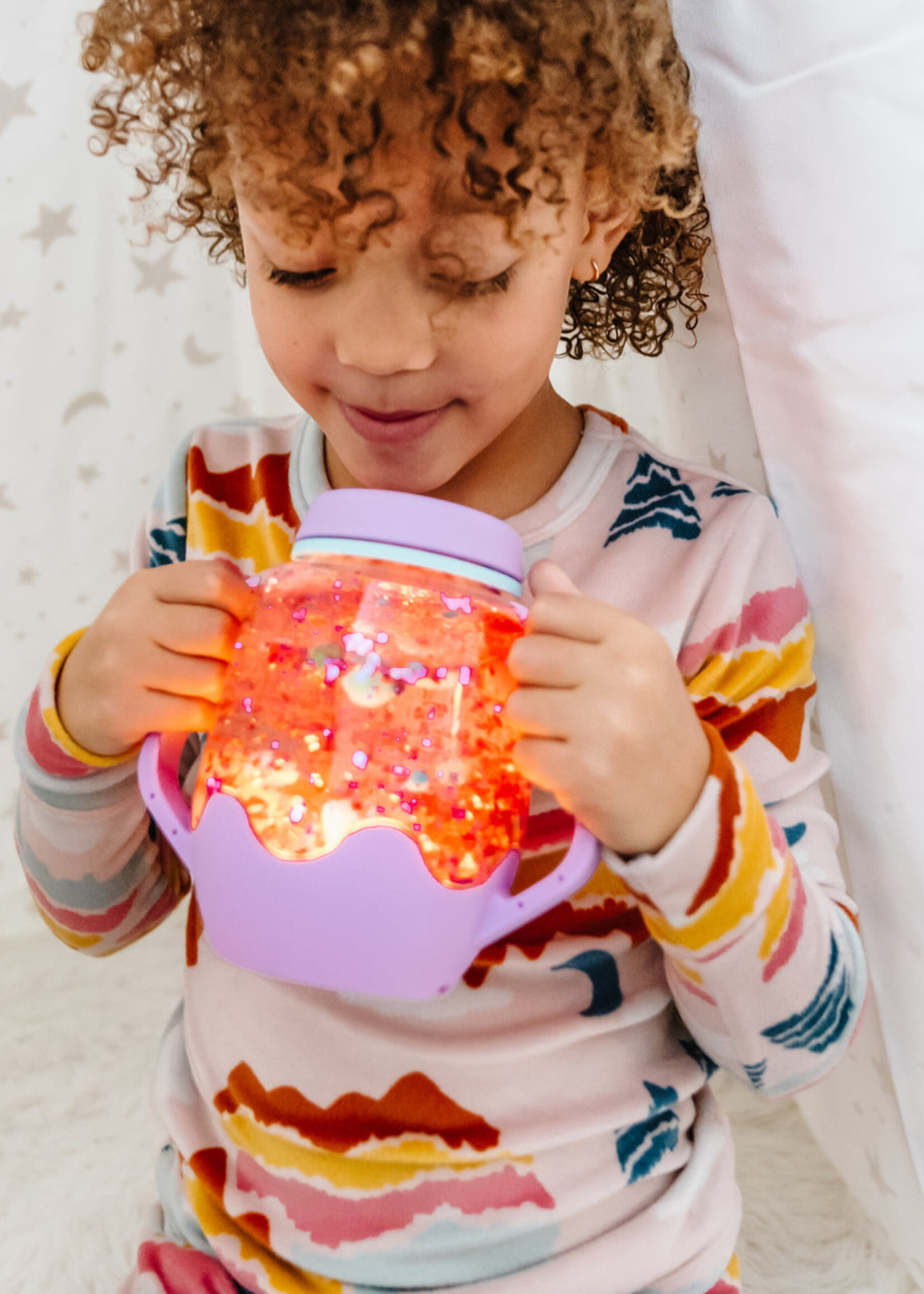 Glo Pals Purple Sensory Play Jar