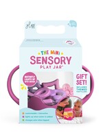 Glo Pals Mini Sensory Jar and Silicone Fun Filler Bundle - Pink