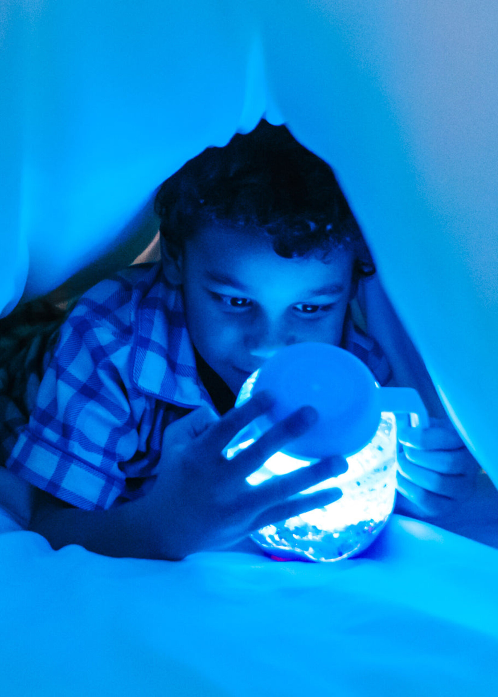 Glo Pals Blue Sensory Play Jar 