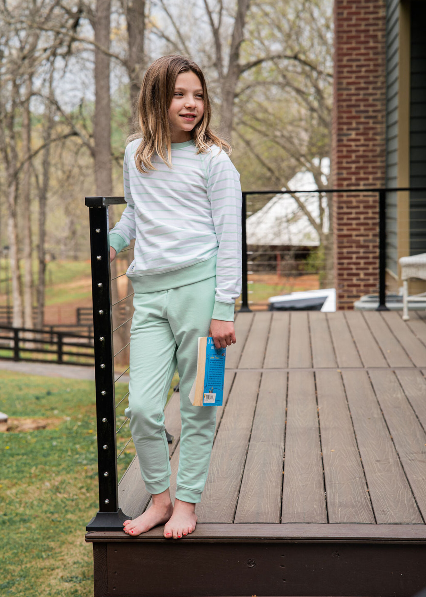 Prodoh Girls All Day Jogger Mist Green
