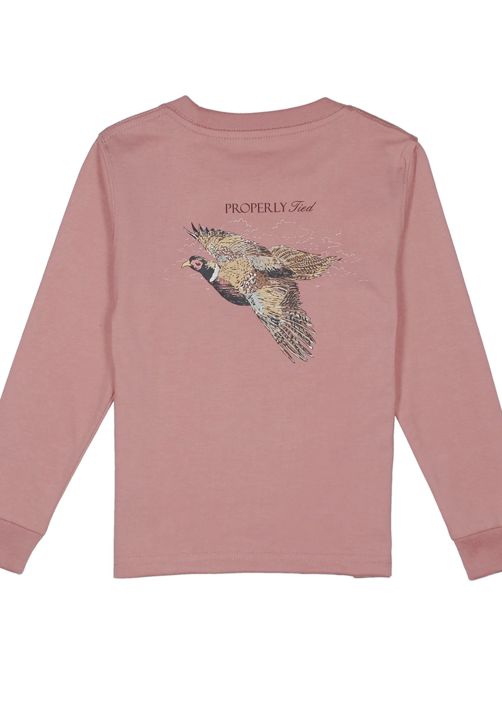 Properly Tied Pheasant Hunt L/S Salmon