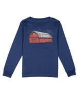 Properly Tied Barn Tee L/S River Blue