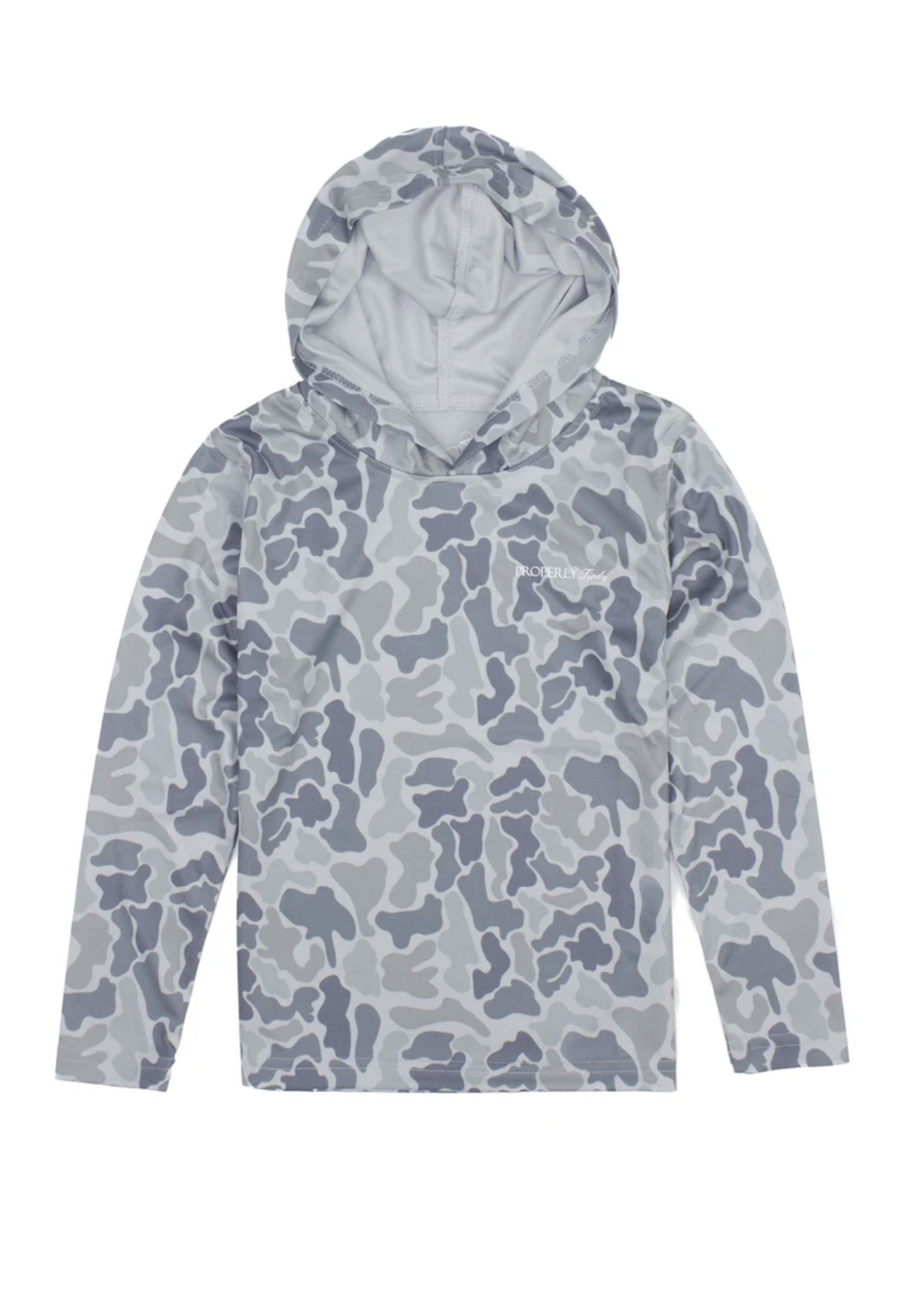 Properly Tied Sportsman Performance Hoodie Polar Camo