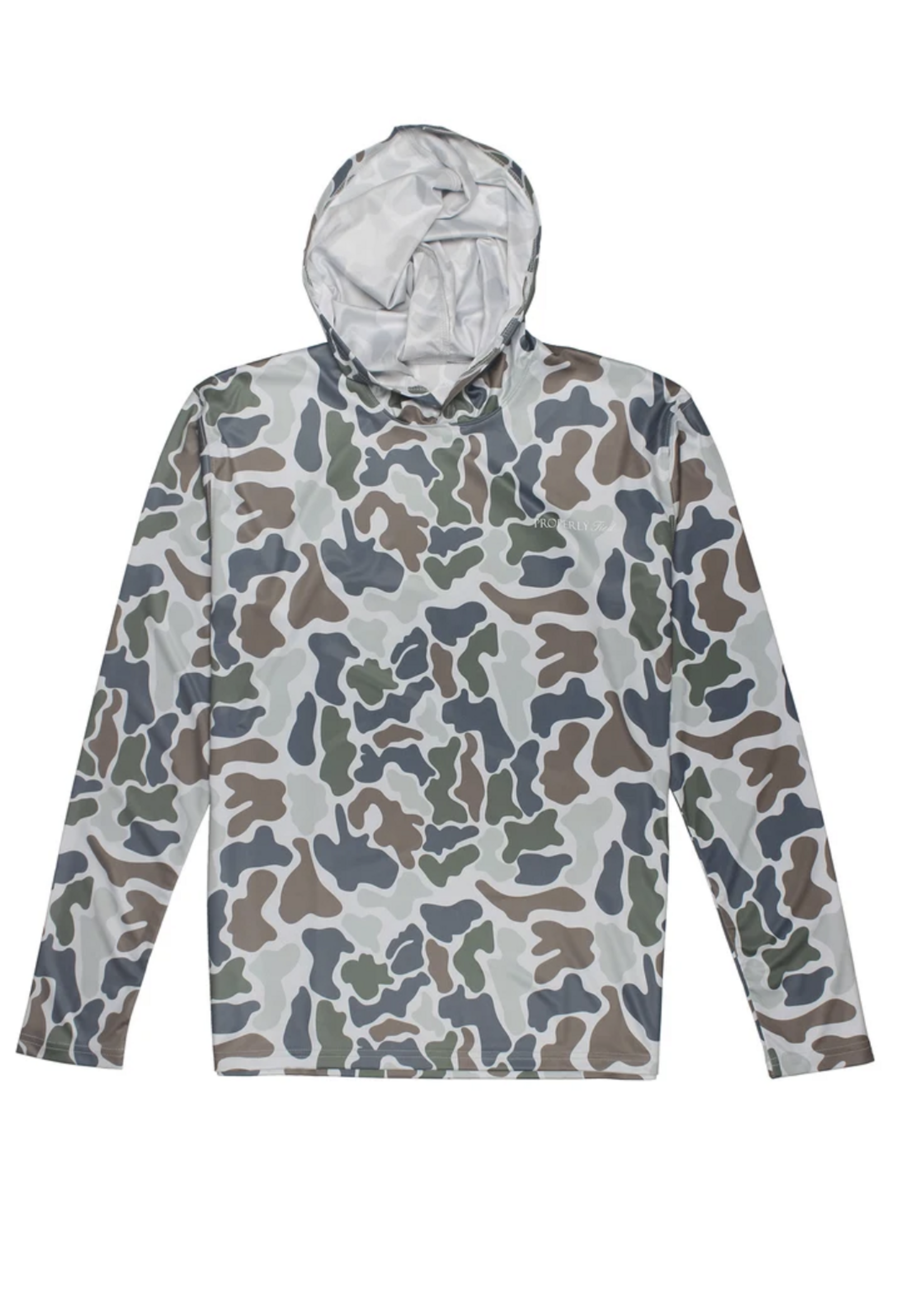 Properly Tied Sportsman Performance Hoodie Terra Camo