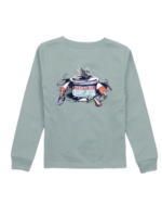 Properly Tied Bait and Tackle L/S Tee Fog