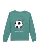 Properly Tied Goal L/S Tee Teal