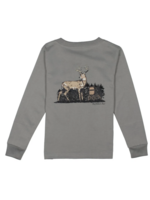 Properly Tied Deer Season L/S Battleship Grey