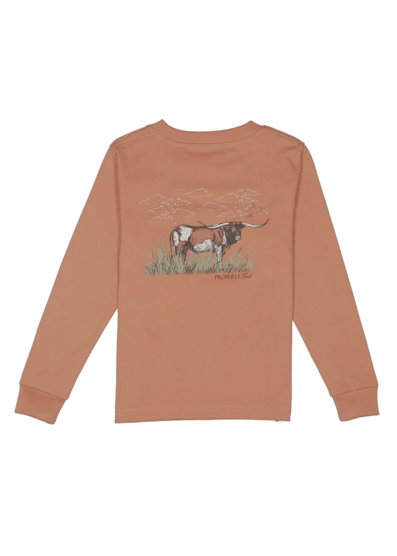 Properly Tied Longhorn L/S Mango