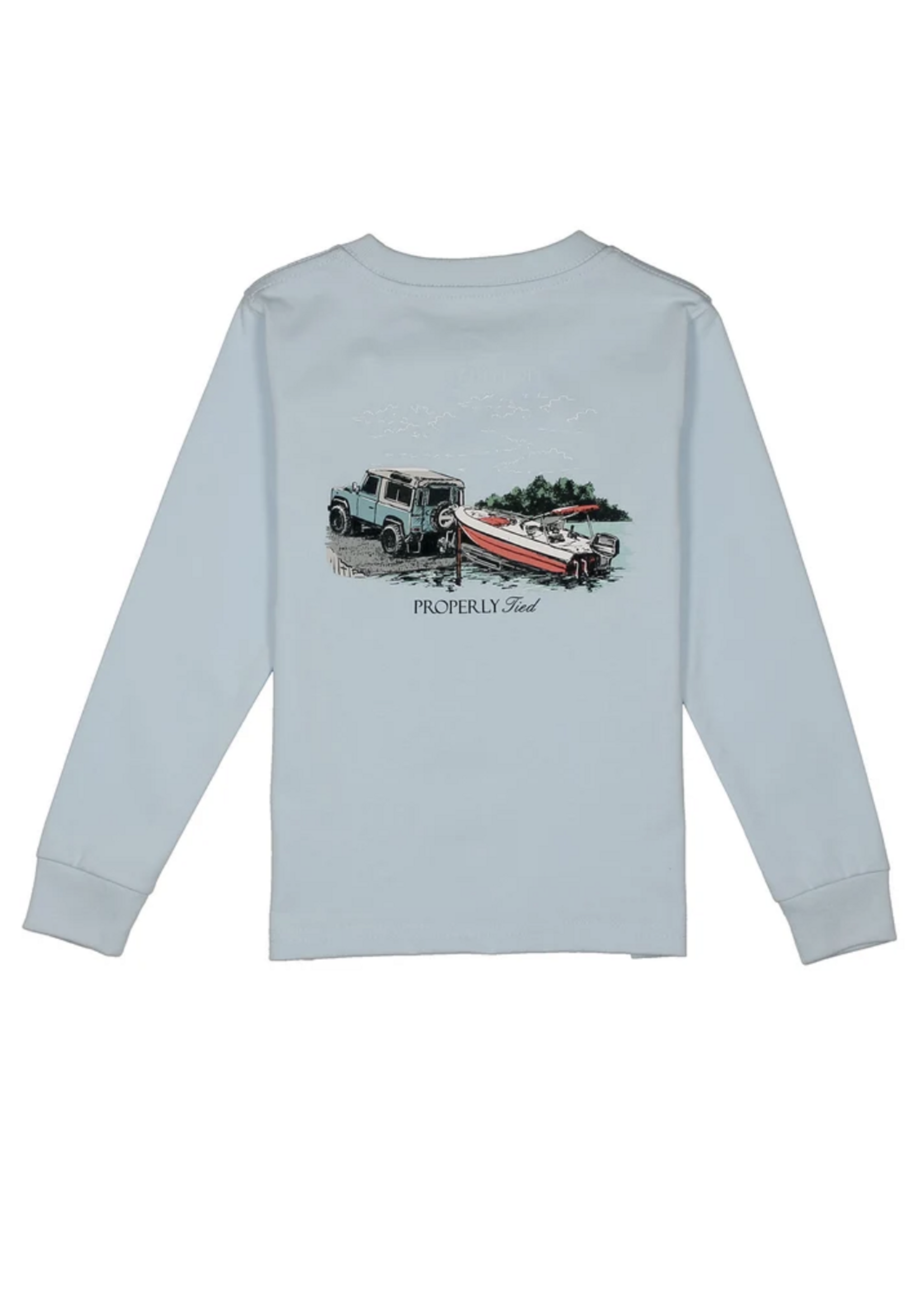 Properly Tied Launch L/S Periwinkle